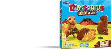 Pack of Dinosaurus Milk Chocolate