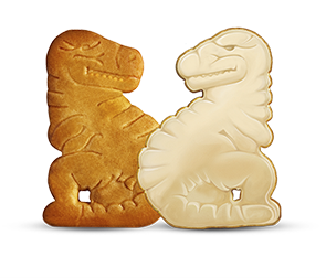 Galleta de Dinosaurus Chocoblanco